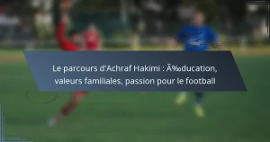 Le parcours d’Achraf Hakimi : Éducation, valeurs familiales, passion pour le football